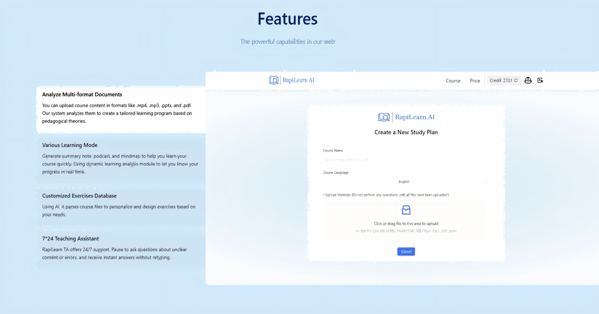 RapiLearn AI - Learn 10x faster with AI